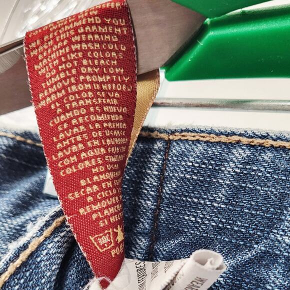 Vintage Perry Ellis Premium Denim Blue Jeans 5-Pockets Zip Fly Men's Size 36X32 - Picture 7 of 7